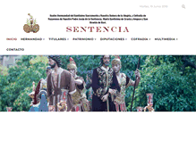 Tablet Screenshot of hermandaddelasentencia.org